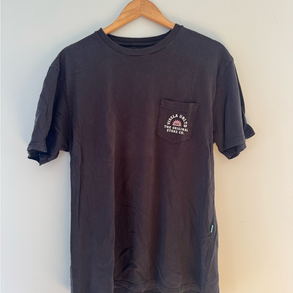 VISSLA Black Pocket Tee